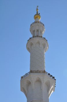 Sheikh Zayed Grand Mosque in Abu Dhabi, UAE