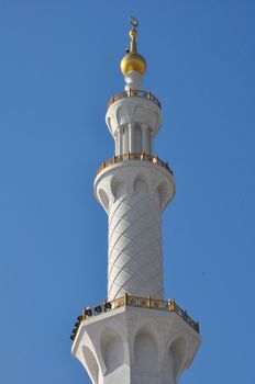 Sheikh Zayed Grand Mosque in Abu Dhabi, UAE