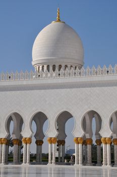 Sheikh Zayed Grand Mosque in Abu Dhabi, UAE