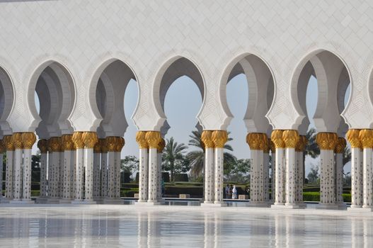 Sheikh Zayed Grand Mosque in Abu Dhabi, UAE