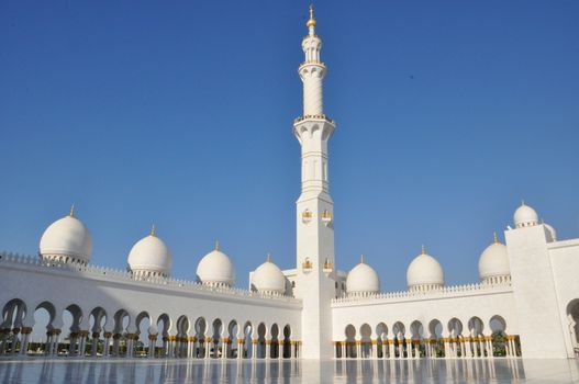 Sheikh Zayed Grand Mosque in Abu Dhabi, UAE