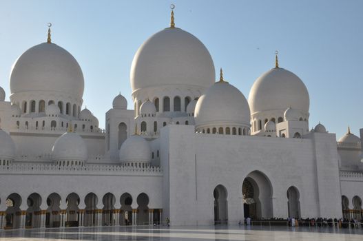 Sheikh Zayed Grand Mosque in Abu Dhabi, UAE