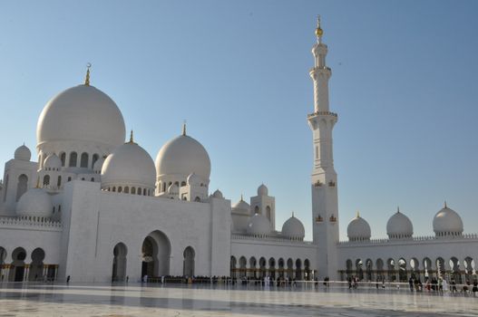 Sheikh Zayed Grand Mosque in Abu Dhabi, UAE