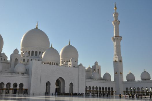 Sheikh Zayed Grand Mosque in Abu Dhabi, UAE