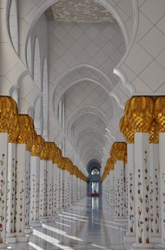 Sheikh Zayed Grand Mosque in Abu Dhabi, UAE