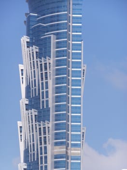 JW Marriott Marquis Dubai, UAE. It is the worlds tallest hotel, a 72-storey, 355 m (1,165 ft) twin-tower skyscraper complex.