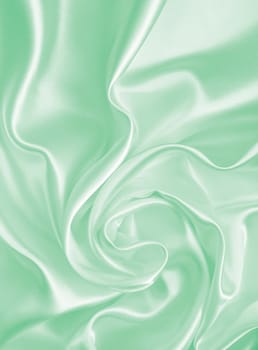 Smooth elegant green silk or satin can use as background 