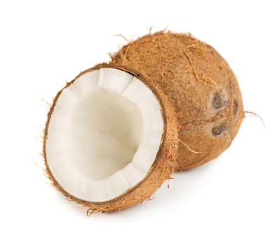 Coconut isolated on white background