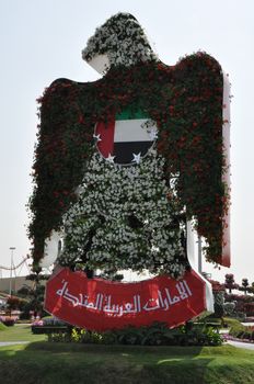 Dubai Miracle Garden in the UAE. It has over 45 million flowers.