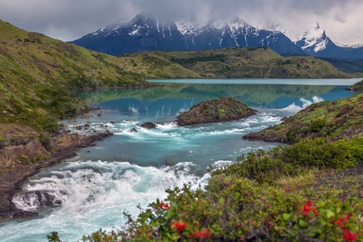 Torres del Paine National Park in Patagonia in southern Chile, South America.