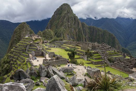 The Inca citadel of Machu Picchu in Peru, South America.