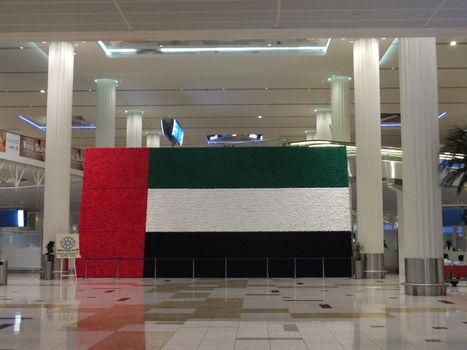 The newer Terminal 3 (Emirates) at Dubai International Airport in the UAE. It is the single largest building in the world by floor space.