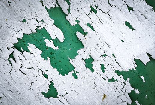 abstract background or texture eroded white synthetic paint
