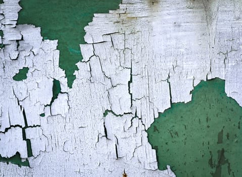 abstract background or texture eroded white synthetic paint