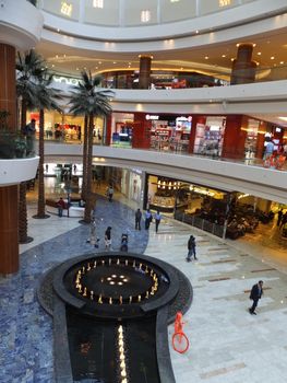 Al Ghurair City Shopping Mall in Dubai, UAE. It is one of Dubais oldest shopping centres and was recently renovated and expanded.