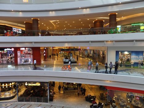 Al Ghurair City Shopping Mall in Dubai, UAE. It is one of Dubais oldest shopping centres and was recently renovated and expanded.