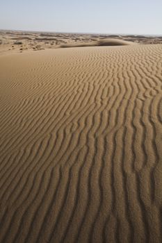 Landscapes in the desert, wonderful saturated travel theme