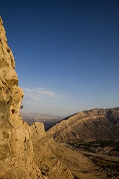 Landscapes in the desert, wonderful saturated travel theme