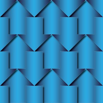 background or texture abstract blue arrows pattern