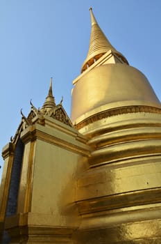 Golden pagoda in Grand Palace, Bangkok, Thailand