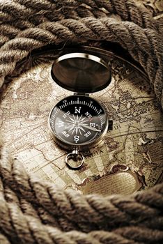 Navigation earth, Compass, ambient light travel theme