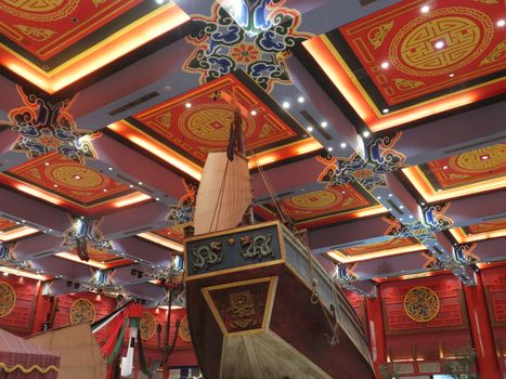 China Court at Ibn Battuta Mall in Dubai, UAE. It is the world's largest themed shopping mall and consists of six courts.