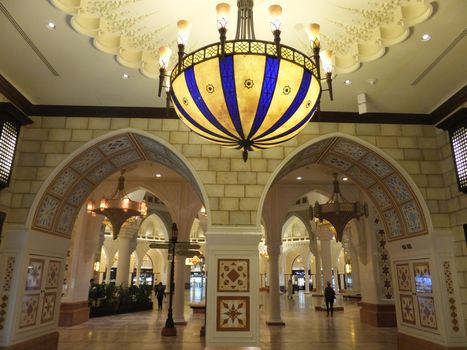 The Souk at Dubai Mall in Dubai, UAE. The mall is the world's largest shopping mall based on total area and 6th largest by gross leasable area.