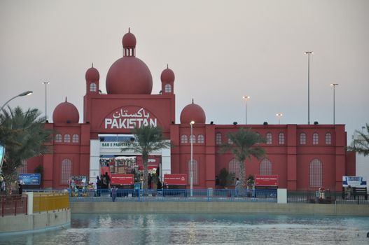 Pakistan pavilion at Global Village in Dubai, UAE. It is claimed to be the world's largest tourism, leisure and entertainment project.