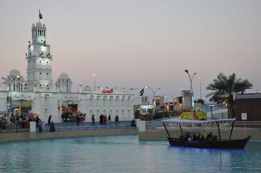 Yemen pavilion at Global Village in Dubai, UAE. It is claimed to be the world's largest tourism, leisure and entertainment project.