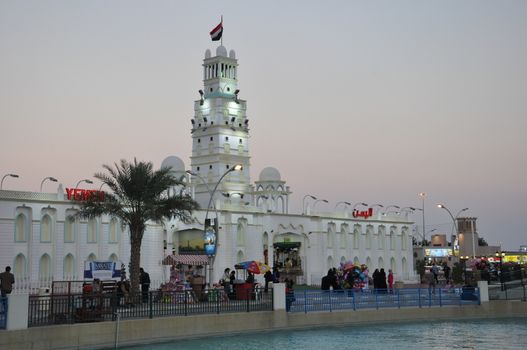 Yemen pavilion at Global Village in Dubai, UAE. It is claimed to be the world's largest tourism, leisure and entertainment project.