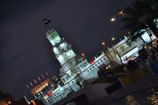 Yemen pavilion at Global Village in Dubai, UAE. It is claimed to be the world's largest tourism, leisure and entertainment project.