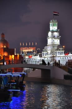 Yemen pavilion at Global Village in Dubai, UAE. It is claimed to be the world's largest tourism, leisure and entertainment project.