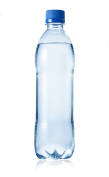 Bottle of water isolated on white