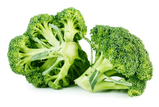 Broccolies isolated on white background