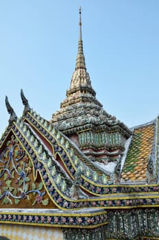 Pagoda in the Grand Palace in Bangkok, Thailand