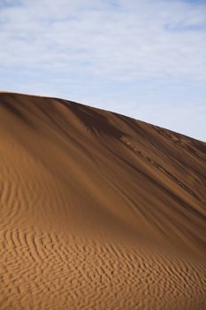 Landscape of desert, colorful vibrant travel theme