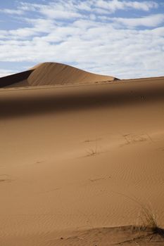 Moroccan desert dune, merzouga, colorful vibrant travel theme