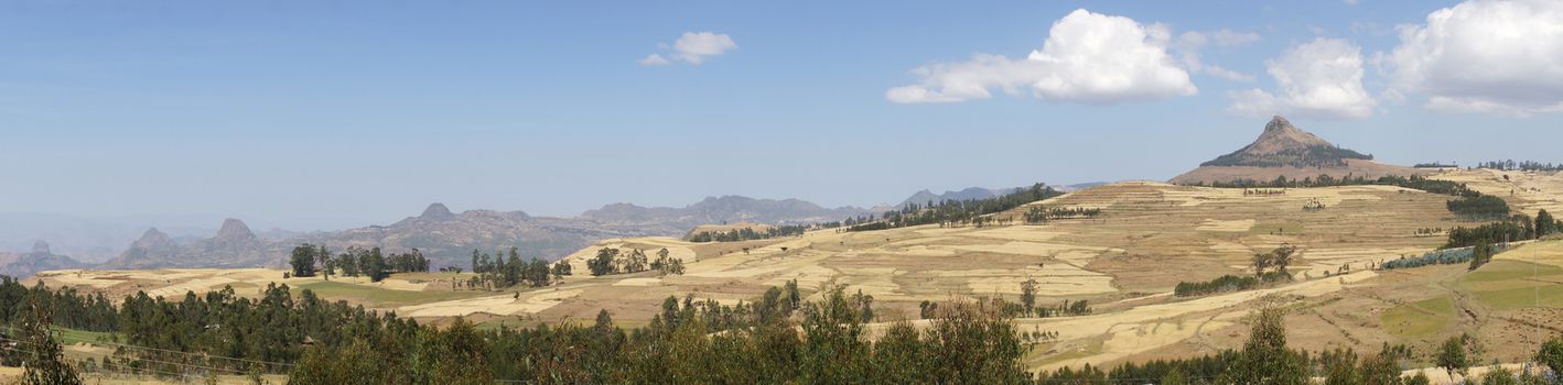 Landscape close to Gondar, Ethiopia, Africa