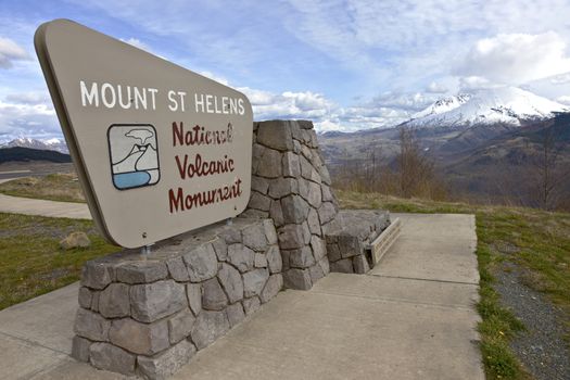 Sign post at Mt. St. Helen's state park in Washington state.