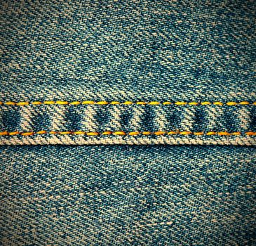 vintage denim background with seams