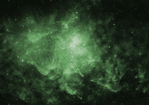 Far being shone nebula and star field against space. "Elements of this image furnished by NASA".