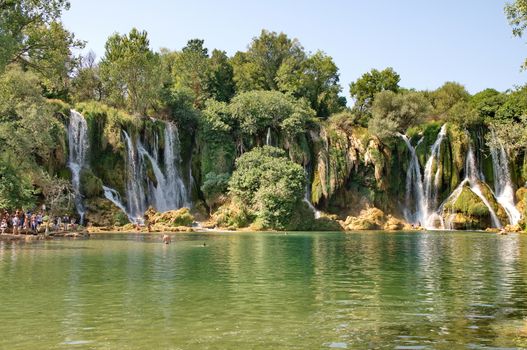 Kravice waterfalls in Bosnia Herzegovina