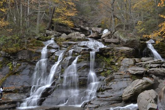 Waterfall at the Catskill mountain