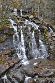 Waterfall at the Catskill mountain