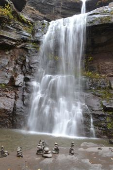 Waterfall at the Catskill mountain