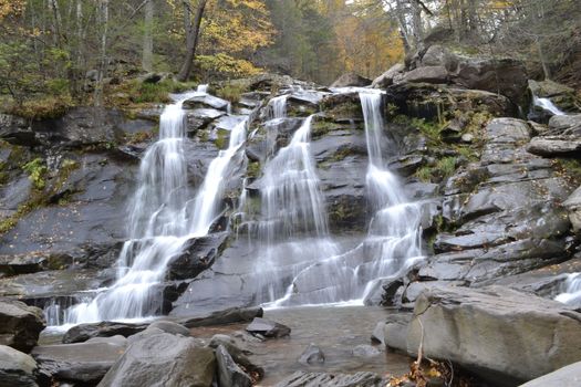 Waterfall at the Catskill mountain