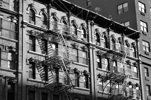 Typical cast iron building on the 5th avenue