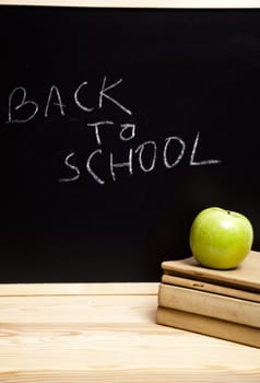 School blackboard, colorful bright concept of education