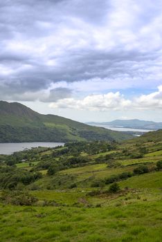 mountain view from the kerry way walk in ireland