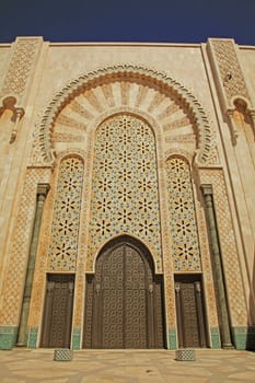 Hassan II Mosque in Casablanca Morocco Africa